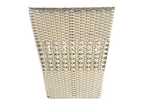 Premium PE Resin Laundry Hamper with Lid and Cut-out Handles